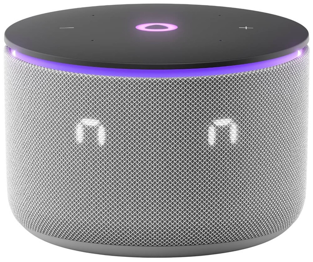 Умная колонка Яндекс Станция Мини 3 Про с Zigbee серый YNDX-00059GRY